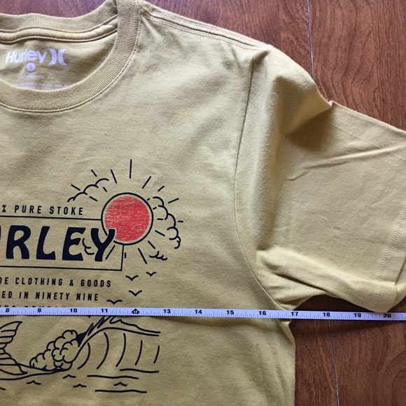 Hurley mustard mermaid print top size S/P - Picture 5 of 7